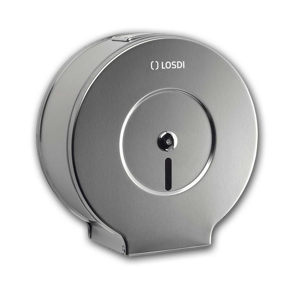 Dispensador Papel Higiénico Acero Inox Satinado Océano: imagen 1