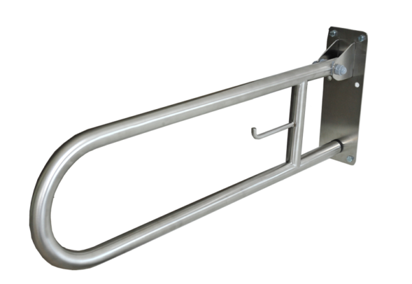 Barra sujeción abatible