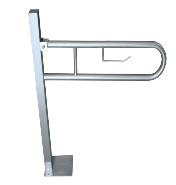 Barra sujeción abatible con columna fija