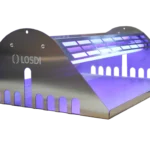 Piège à insectes suspendu Insecmatic CI-2X15-AD en acier inoxydable