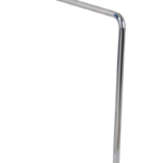 Barra de sujeción pared-suelo LOSDI MB-0400-S en acero inoxidable satinado